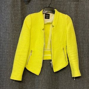 Zara bight yellow jacket size XS